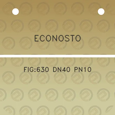 econosto-fig630-dn40-pn10