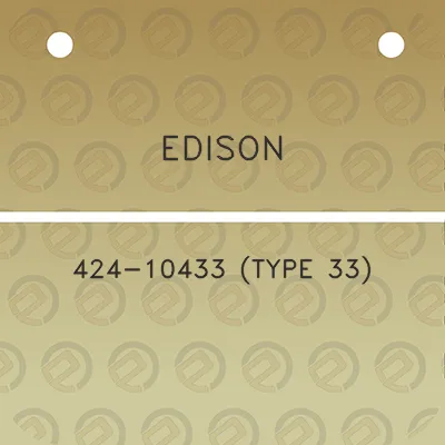 edison-424-10433-type-33