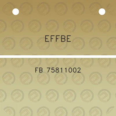 effbe-fb-75811002