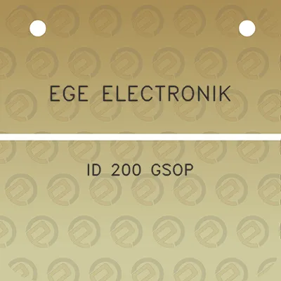 ege-electronik-id-200-gsop