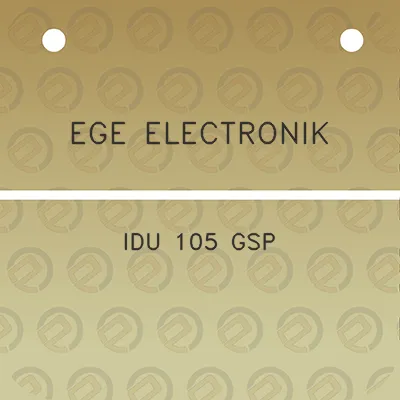 ege-electronik-idu-105-gsp