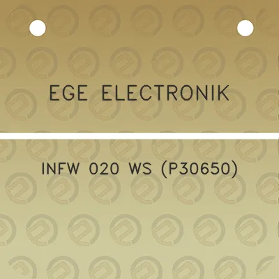 ege-electronik-infw-020-ws-p30650