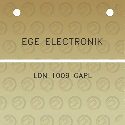 ege-electronik-ldn-1009-gapl