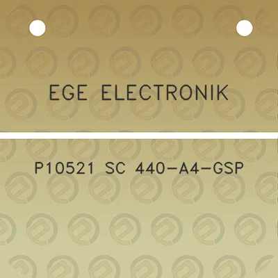 ege-electronik-p10521-sc-440-a4-gsp