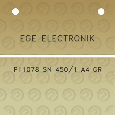 ege-electronik-p11078-sn-4501-a4-gr