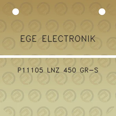 ege-electronik-p11105-lnz-450-gr-s