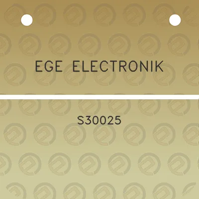 ege-electronik-s30025