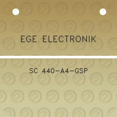 ege-electronik-sc-440-a4-gsp