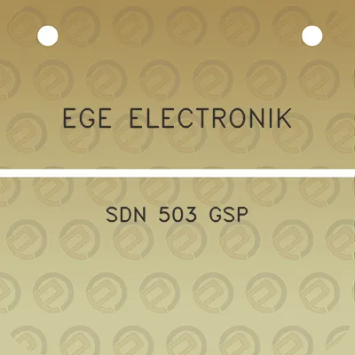 ege-electronik-sdn-503-gsp