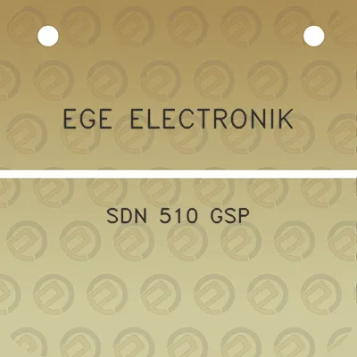 ege-electronik-sdn-510-gsp