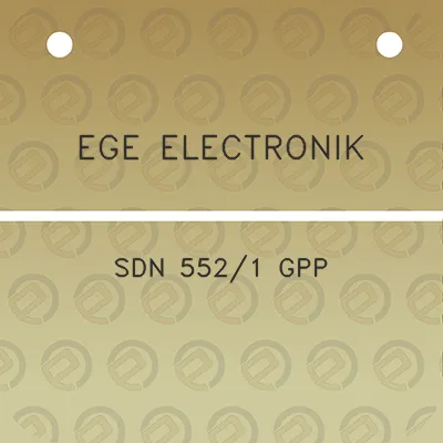 ege-electronik-sdn-5521-gpp