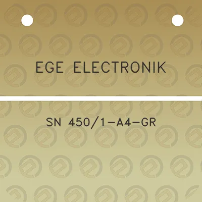 ege-electronik-sn-4501-a4-gr