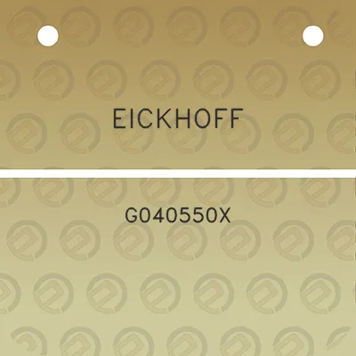 eickhoff-g040550x