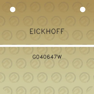 eickhoff-g040647w