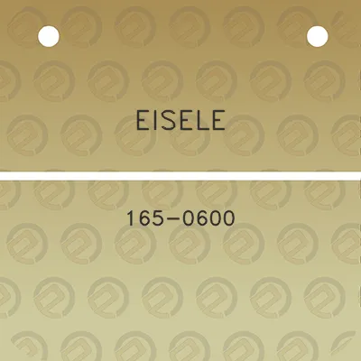 eisele-165-0600