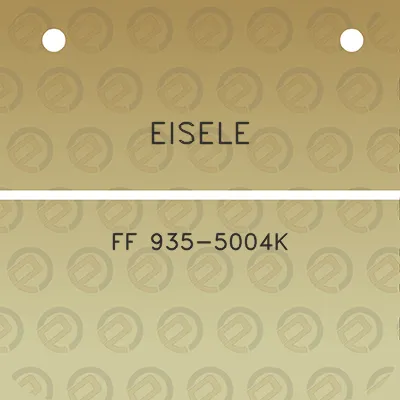 eisele-ff-935-5004k