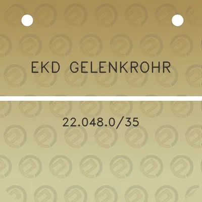 ekd-gelenkrohr-22048035