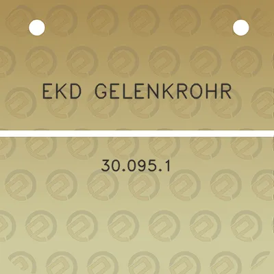 ekd-gelenkrohr-300951