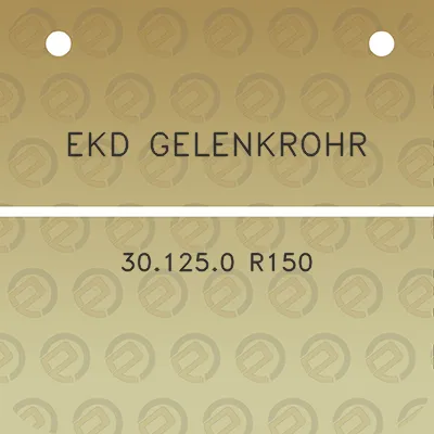 ekd-gelenkrohr-301250-r150