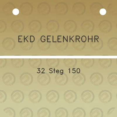 ekd-gelenkrohr-32-steg-150