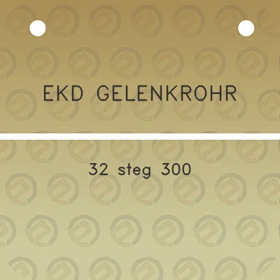 ekd-gelenkrohr-32-steg-300