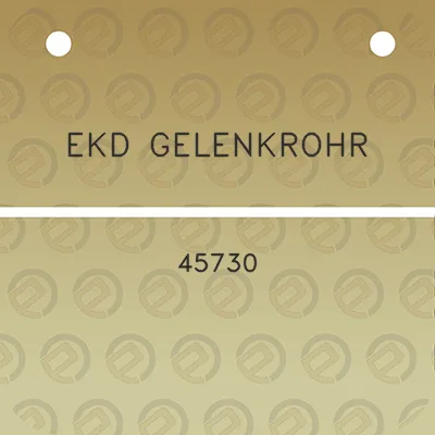 ekd-gelenkrohr-45730