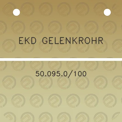 ekd-gelenkrohr-500950100