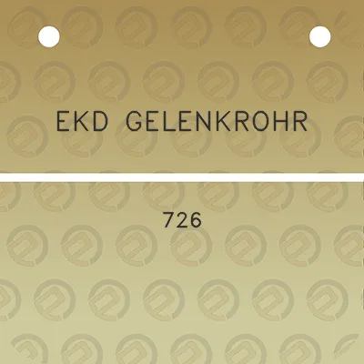 ekd-gelenkrohr-726