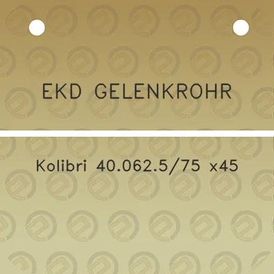 ekd-gelenkrohr-kolibri-40062575-x45