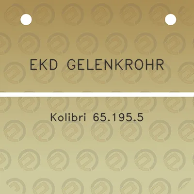 ekd-gelenkrohr-kolibri-651955