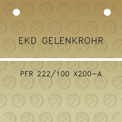 ekd-gelenkrohr-pfr-222100-x200-a