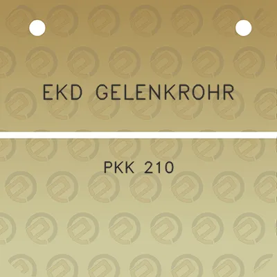 ekd-gelenkrohr-pkk-210