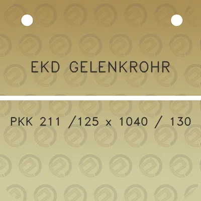 ekd-gelenkrohr-pkk-211-125-x-1040-130