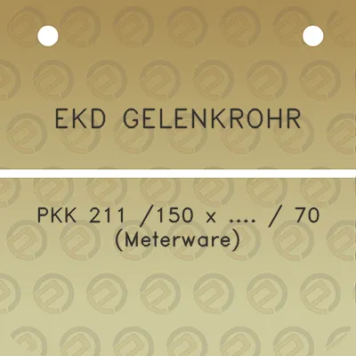 ekd-gelenkrohr-pkk-211-150-x-70-meterware