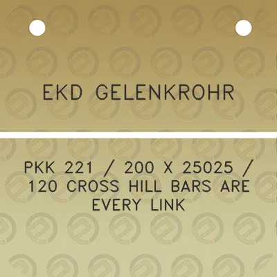 ekd-gelenkrohr-pkk-221-200-x-25025-120-cross-hill-bars-are-every-link