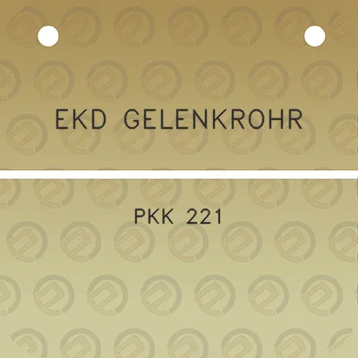 ekd-gelenkrohr-pkk-221