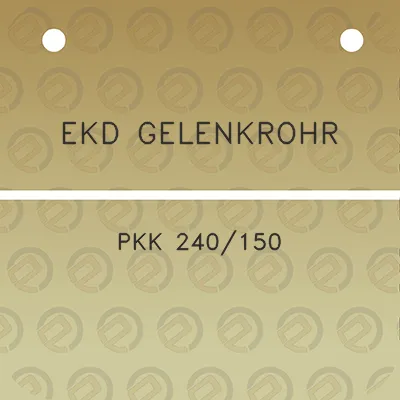 ekd-gelenkrohr-pkk-240150