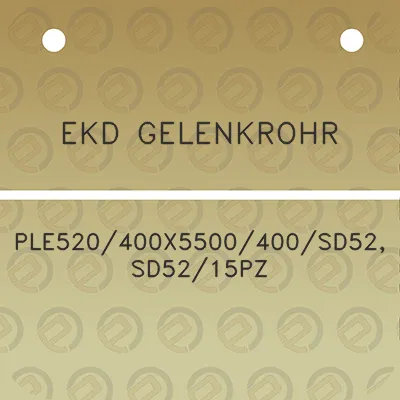 ekd-gelenkrohr-ple520400x5500400sd52sd5215pz