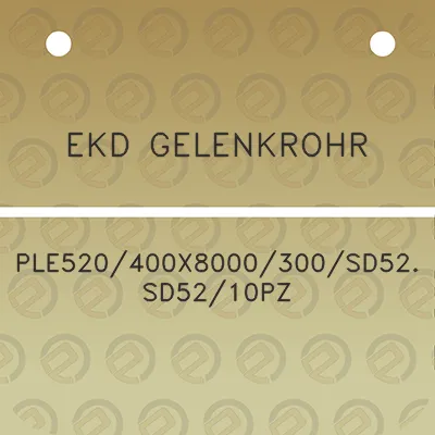 ekd-gelenkrohr-ple520400x8000300sd52sd5210pz