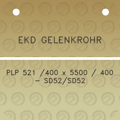 ekd-gelenkrohr-plp-521-400-x-5500-400-sd52sd52