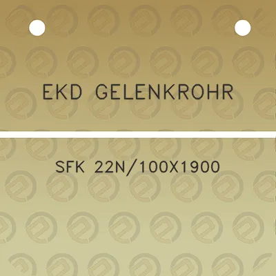 ekd-gelenkrohr-sfk-22n100x1900