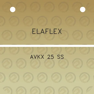 elaflex-avkx-25-ss