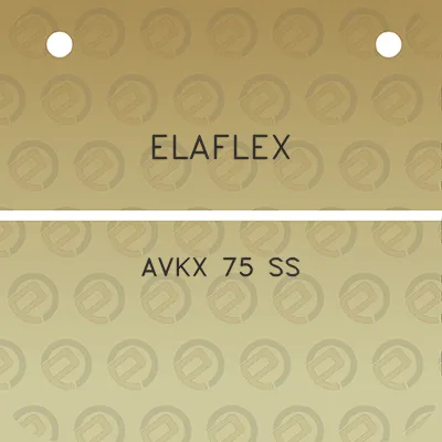 elaflex-avkx-75-ss