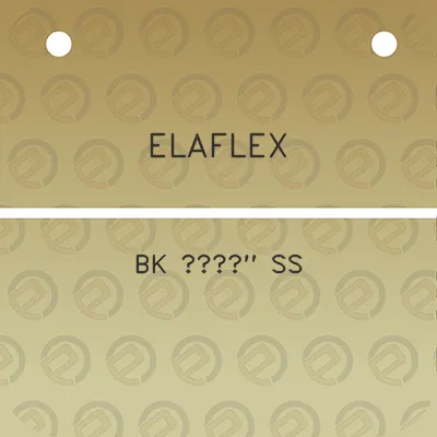 elaflex-bk-a12-ss