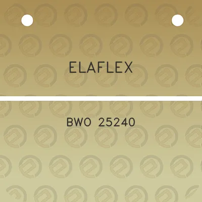 elaflex-bwo-25240