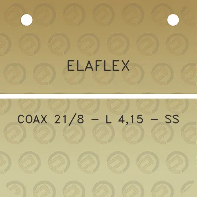 elaflex-coax-218-l-415-ss