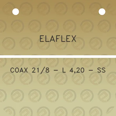 elaflex-coax-218-l-420-ss