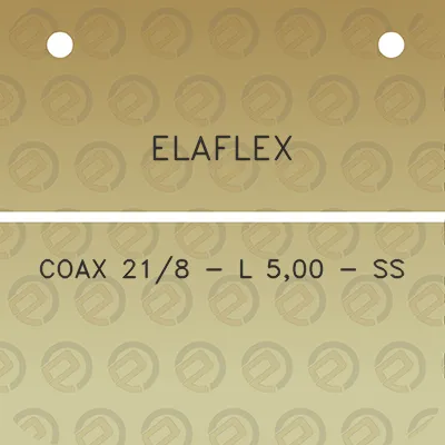 elaflex-coax-218-l-500-ss