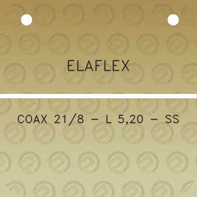 elaflex-coax-218-l-520-ss