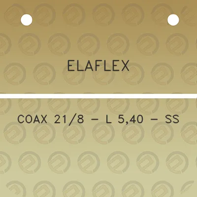 elaflex-coax-218-l-540-ss